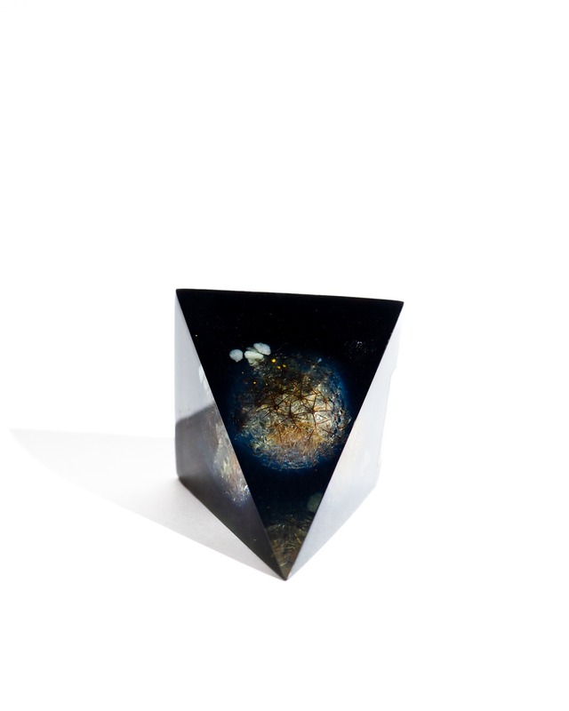 Cactus pyramid-shaped object, paperweight