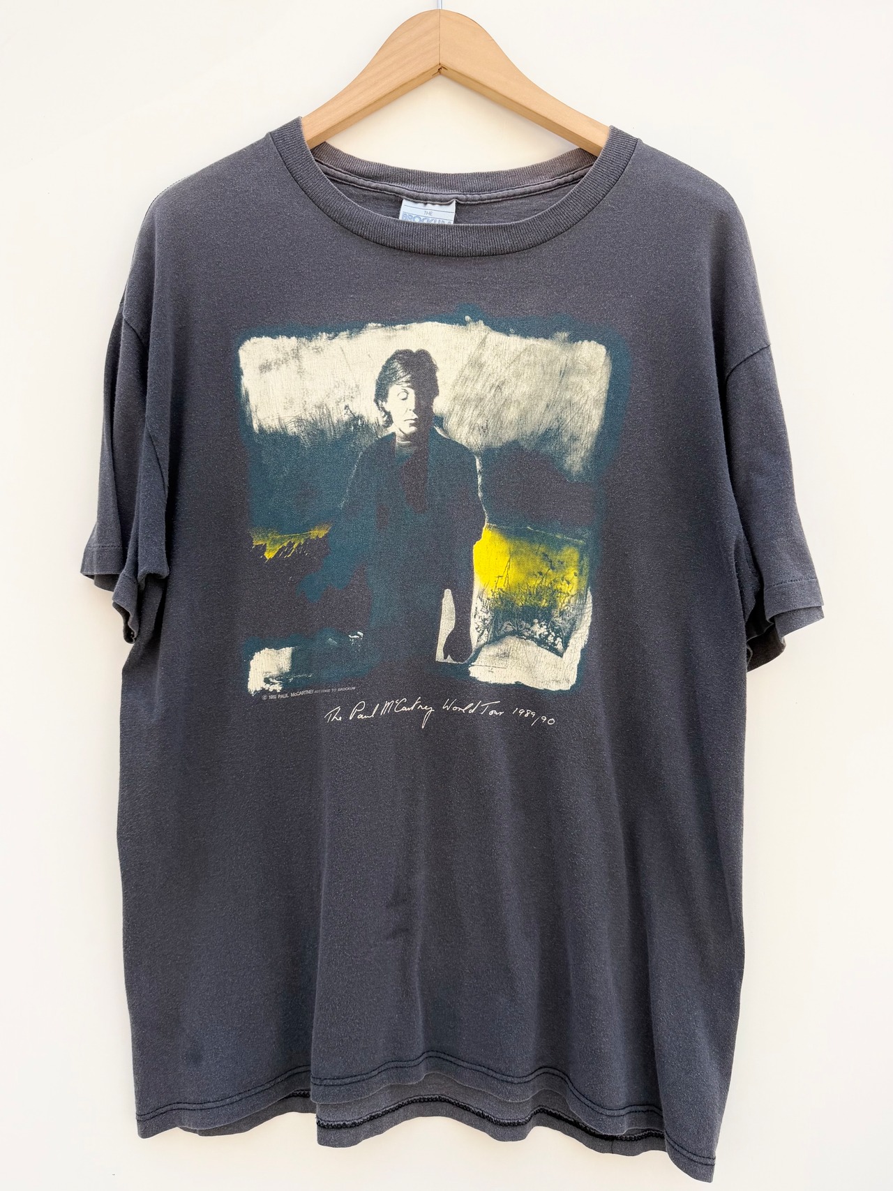 90s "PAUL McCARTNEY" WORLD TOUR Tee MADE IN USA Size XL