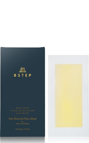 【新着特価】BSTEP 脱毛ワックス 脱毛シート ブラジリアンワックス  (40枚入り)
