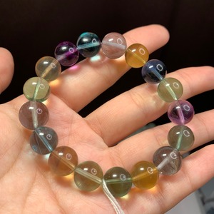 f37色々な色合い★フローライトブレスレット