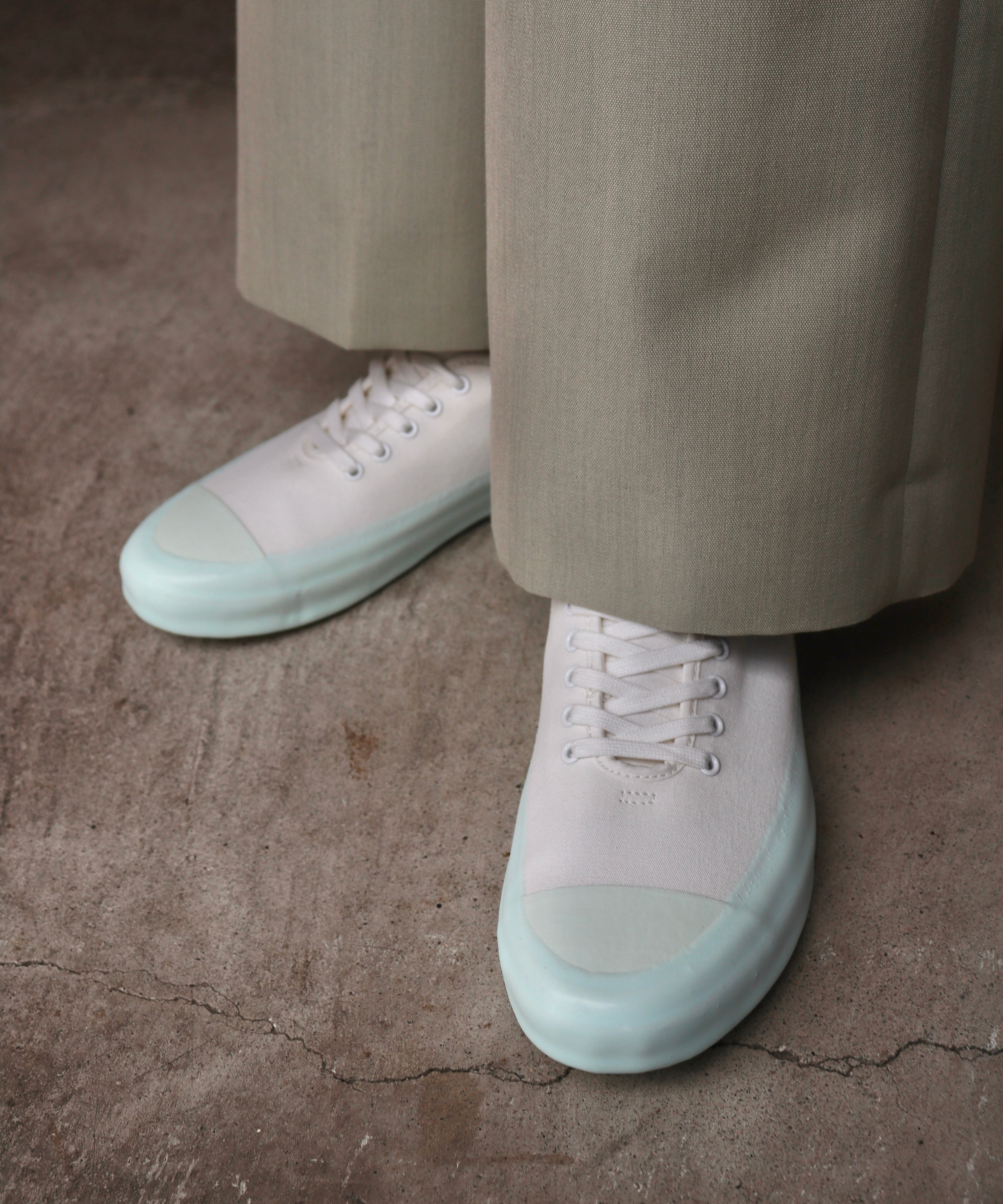 FUMIKA_UCHIDA / Vsp-GD002 CANVAS SNEAKERS (WHITE) | AfterSchool