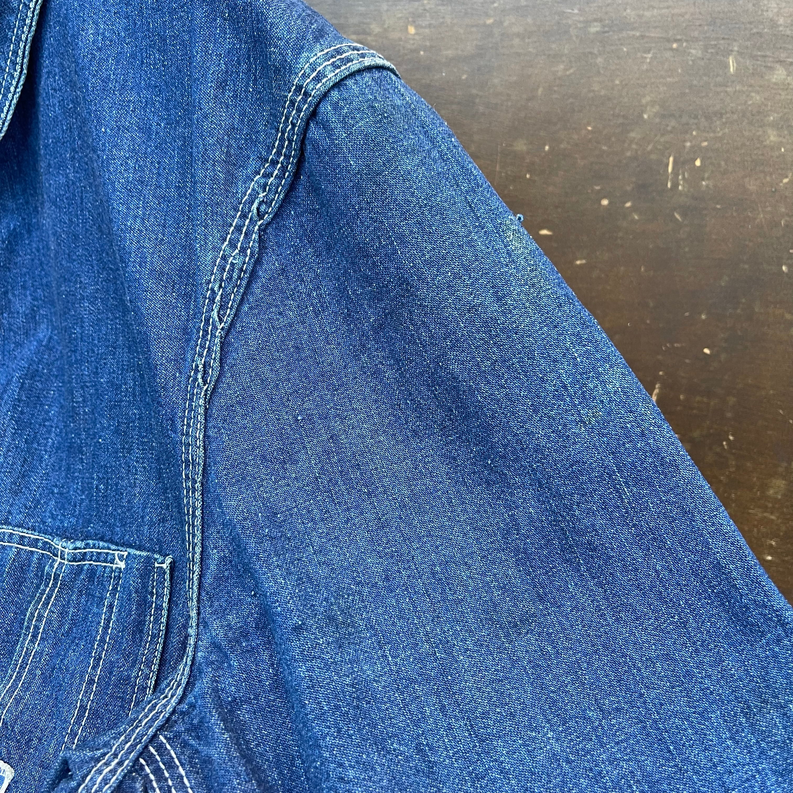 40s SUPER OX HIDE Denim Coverall | VOSTOK