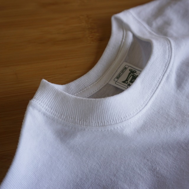 焚き火刺繍ロングTシャツ【ホワイト】