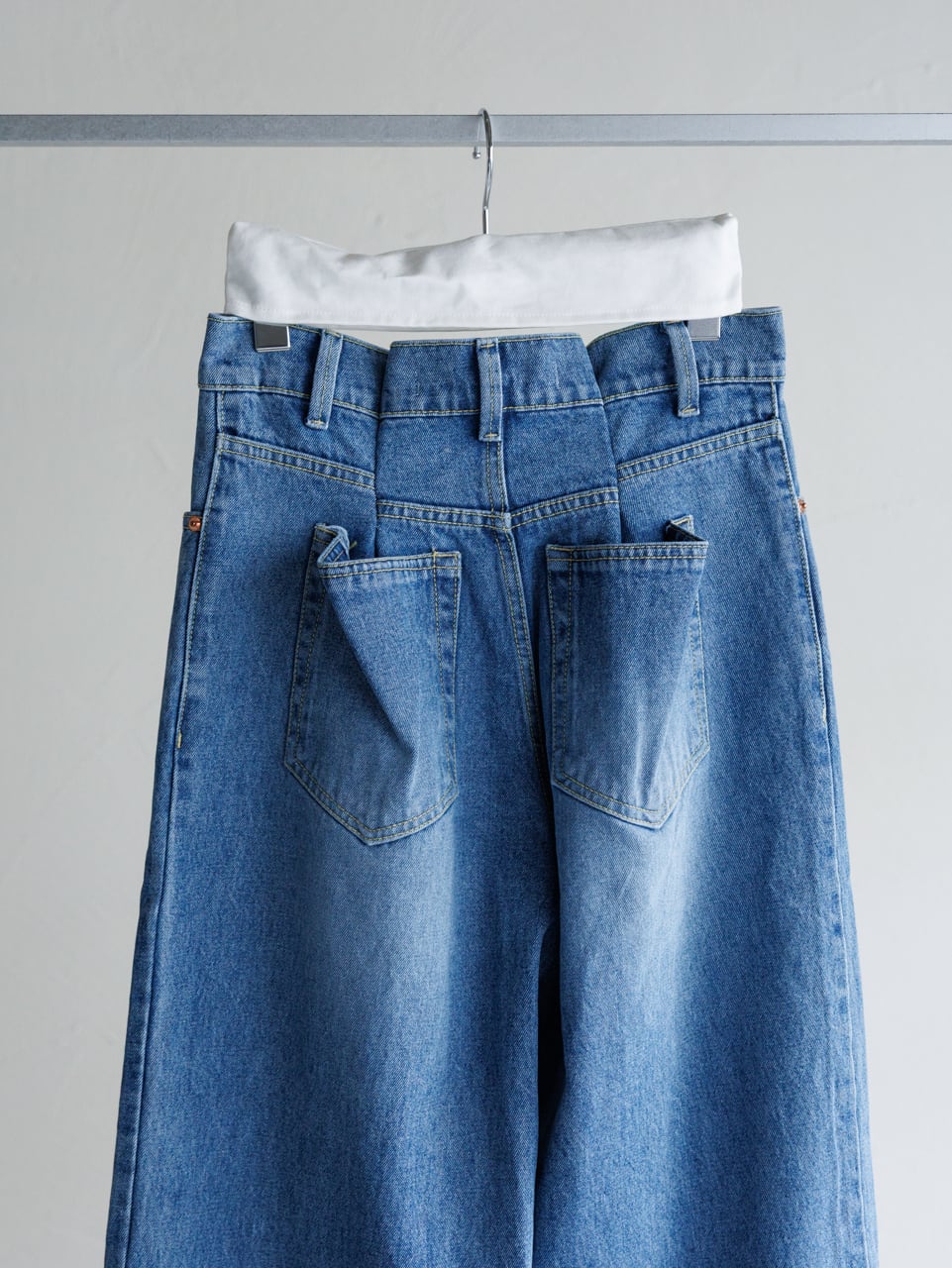 パンツ FETE Tucked Denim Pants 36 再再販!!】Tucked Denim Pants タックデニムパンツ☆決済から1週間前後