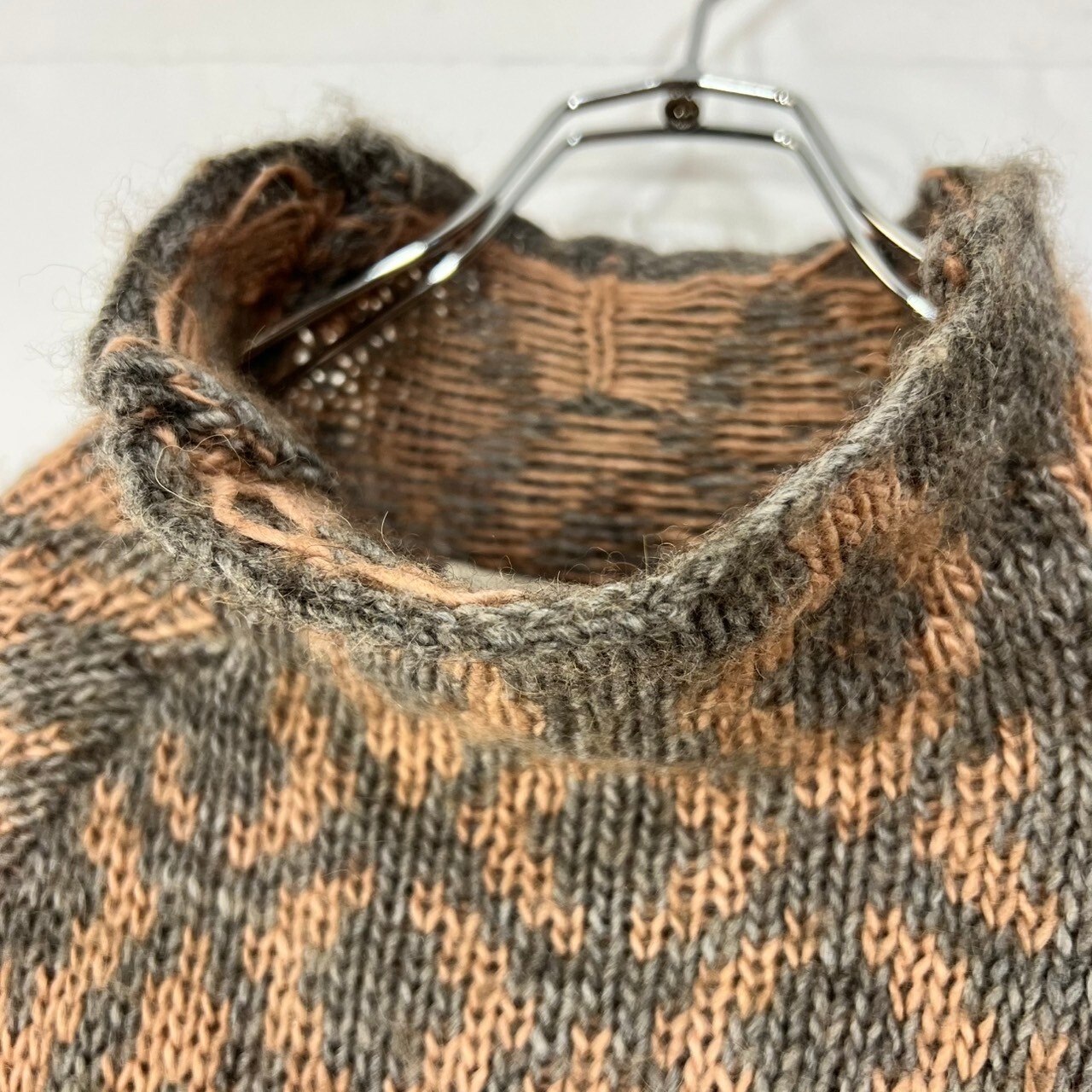 イタリア製 Ivories ノルディック ハイネックニット