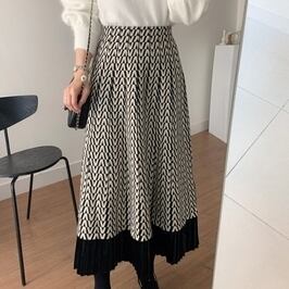 プリーツロングスカート SU269