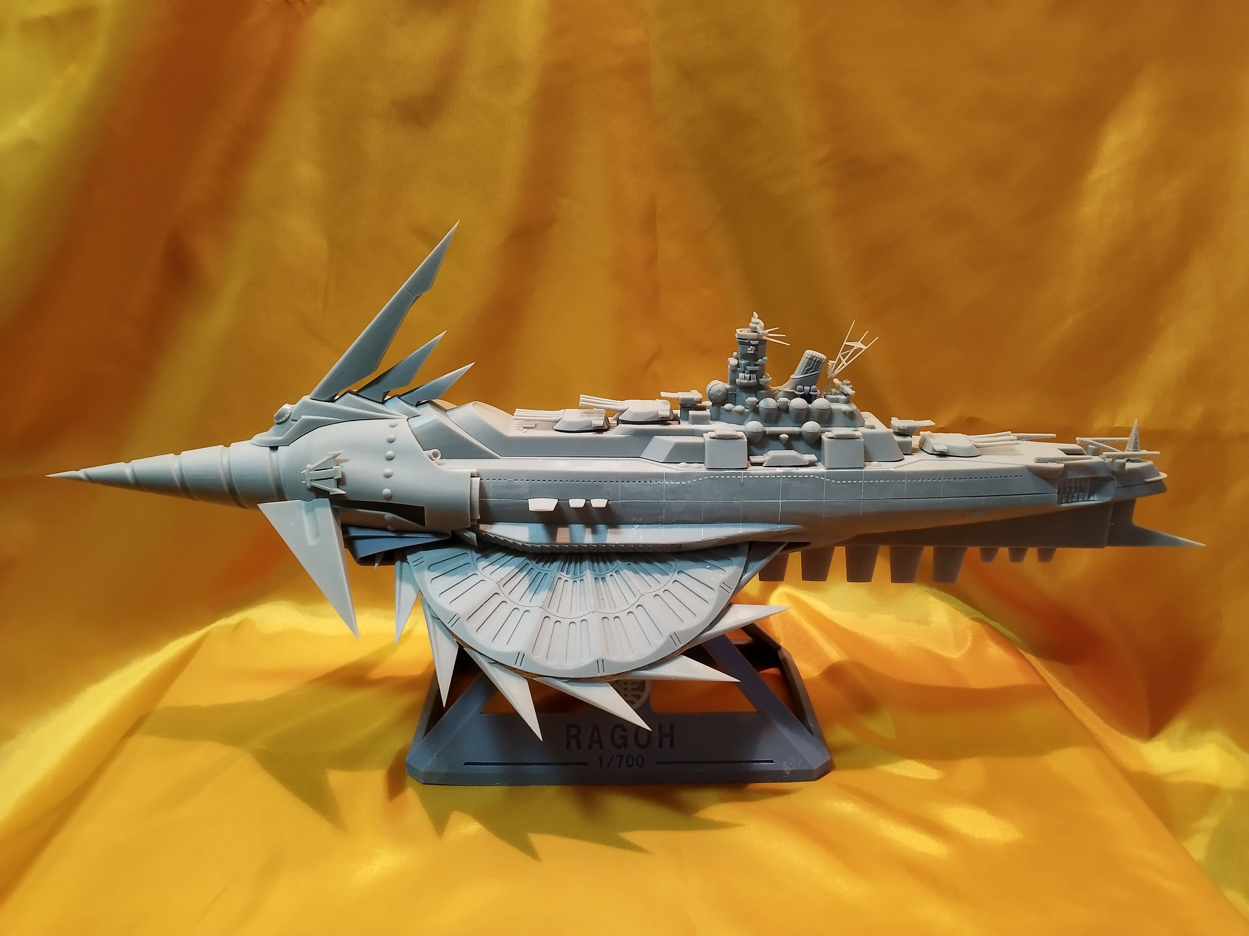 1/700 新海底軍艦ラ號（Super Atragon） UVレジン組み立てキット