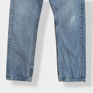 【LEVI'S】505 メキシコ製 デニム ジーパン ジーンズ テーパード ジッパーフライ W33 L32 リーバイス US古着