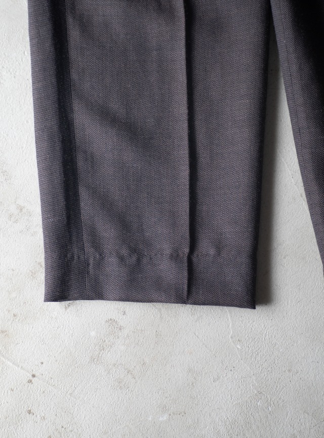 "NINE THREE QUARTER" 1990s Wool linen trousers