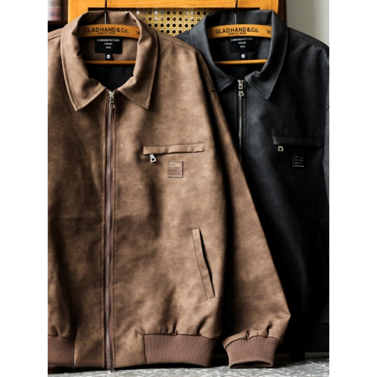 アメリカンレトロカジュアルレザージャケット 224558 | GOZE