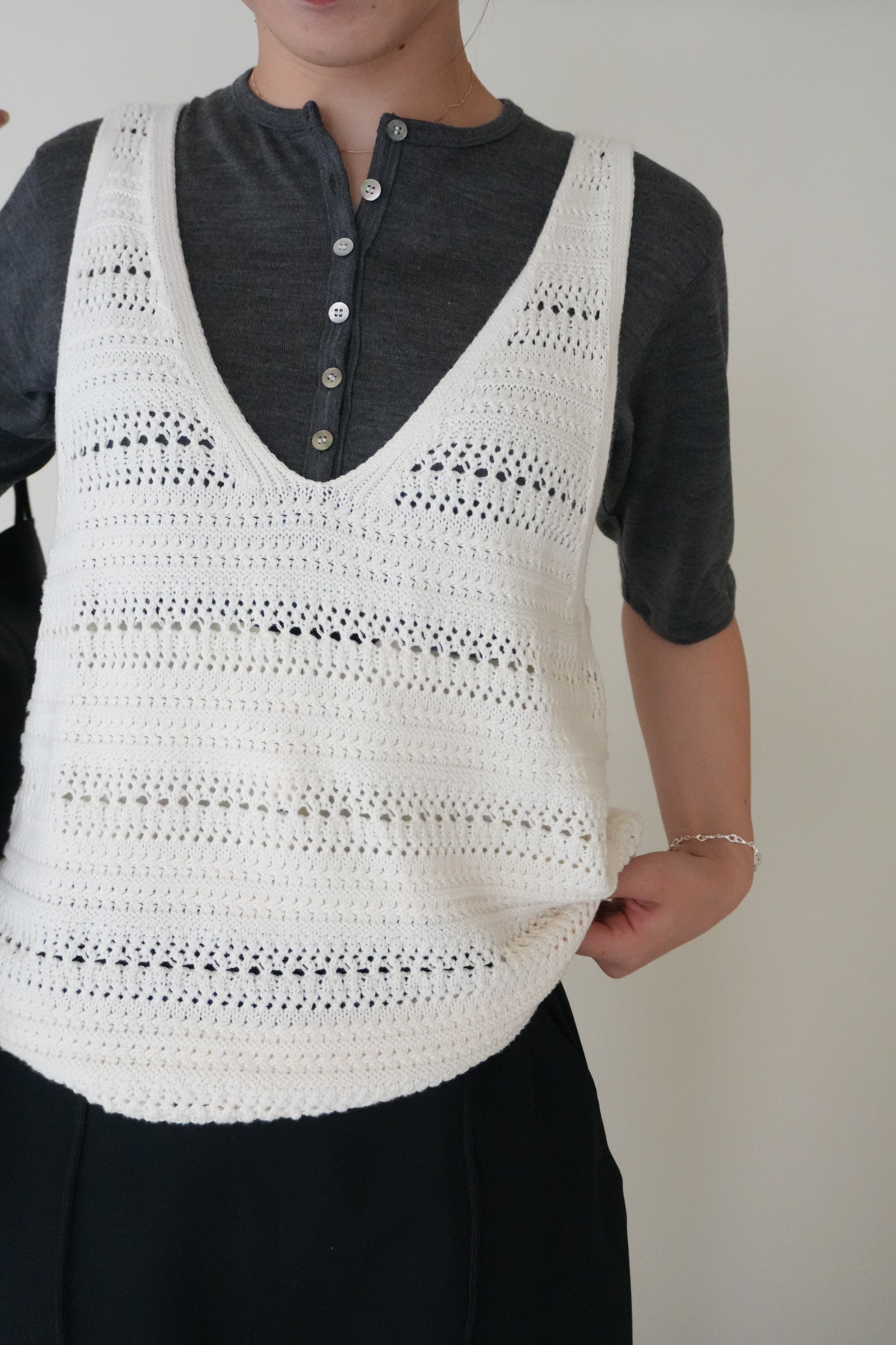 used knit vest