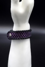 Item No.0304 ：Bracelet/Diamond Python《Purple》