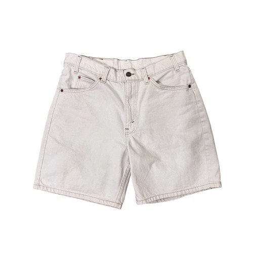 Levi's 550 White Denim Short Pants