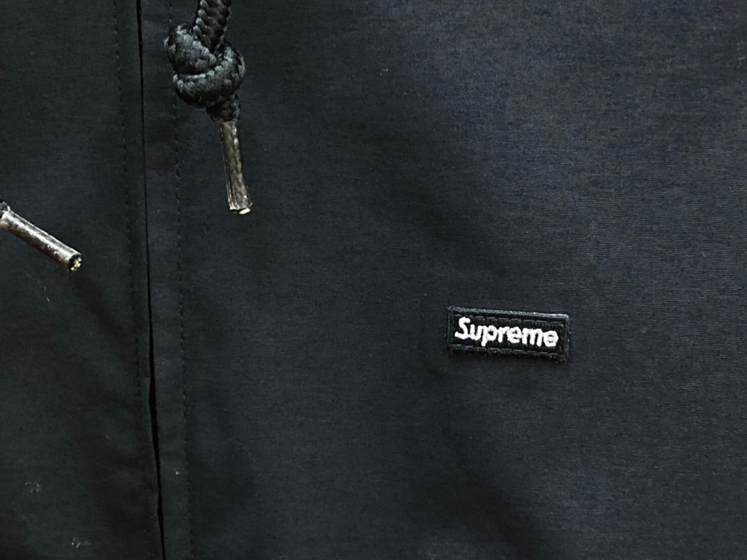 Supreme GORE TEX HOODED HARRINGTON JACKET BLACK MEDIUM