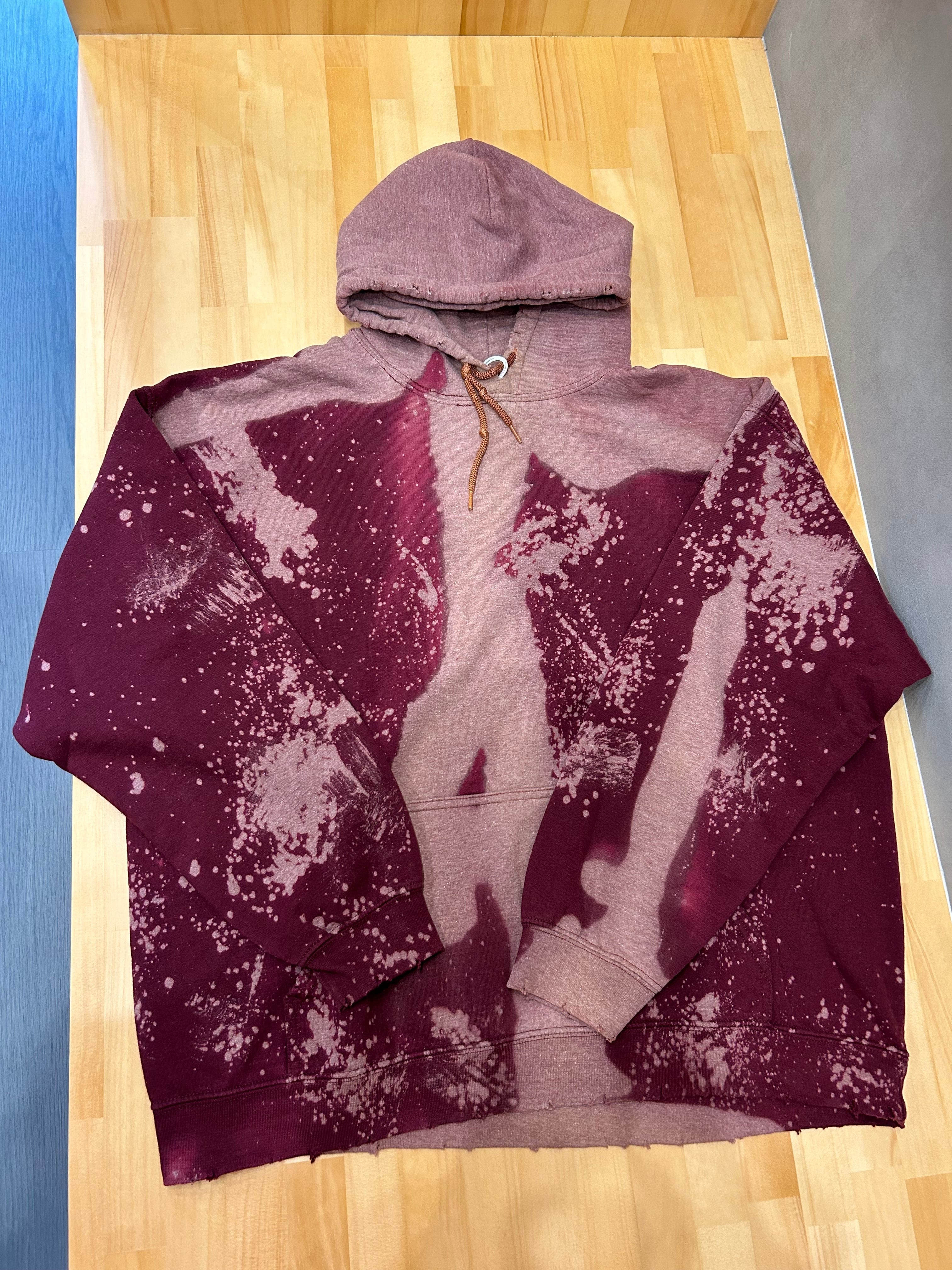 Sasquatchfabrix.】DESTROY HOODIE MAROON | delhezi