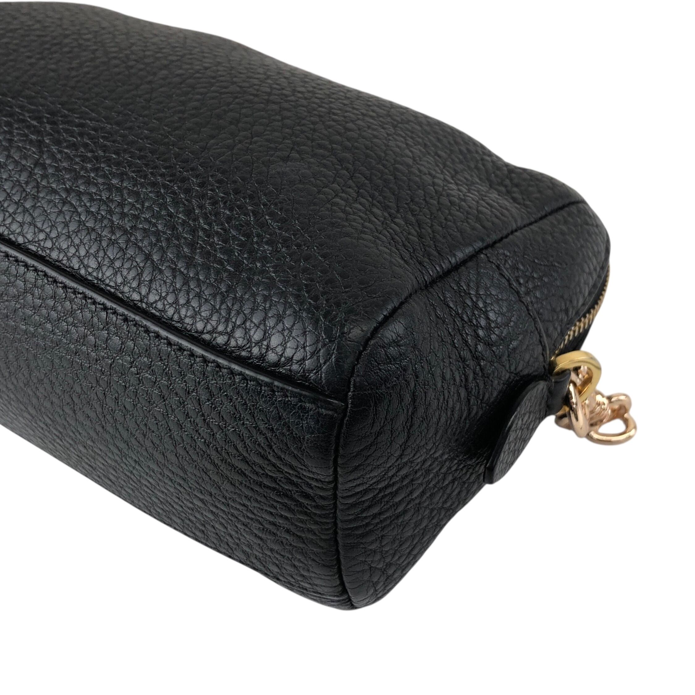 PRADA プラダ ポーチ ブラック ロゴ レザー vintage ヴィンテージ