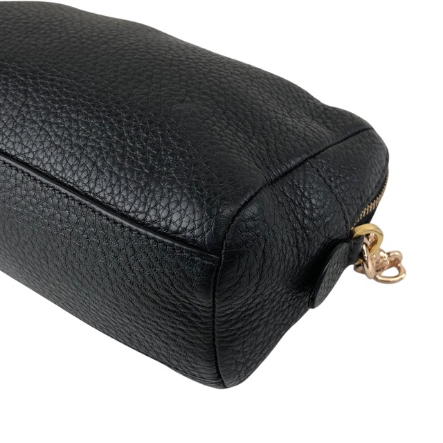 PRADA プラダ ポーチ ブラック ロゴ レザー vintage ヴィンテージ オールド h32dzg