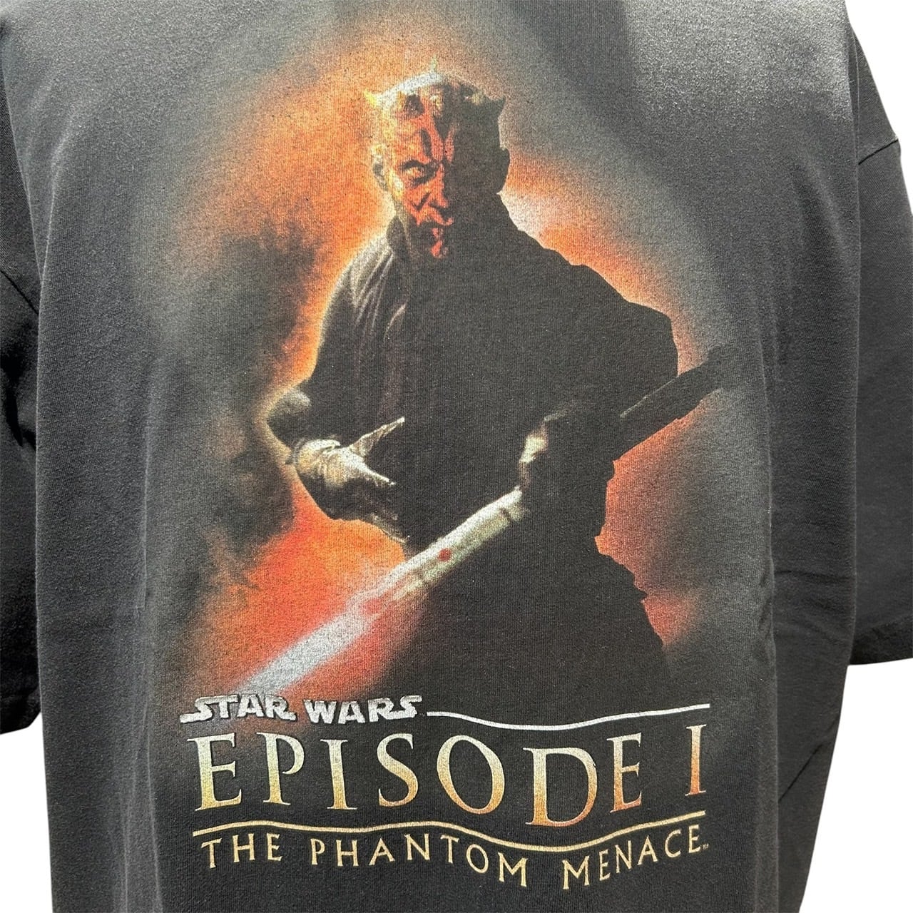 SLICK / STAR WARS Printed T-shirt Darth Maul Black | 【FLAGS