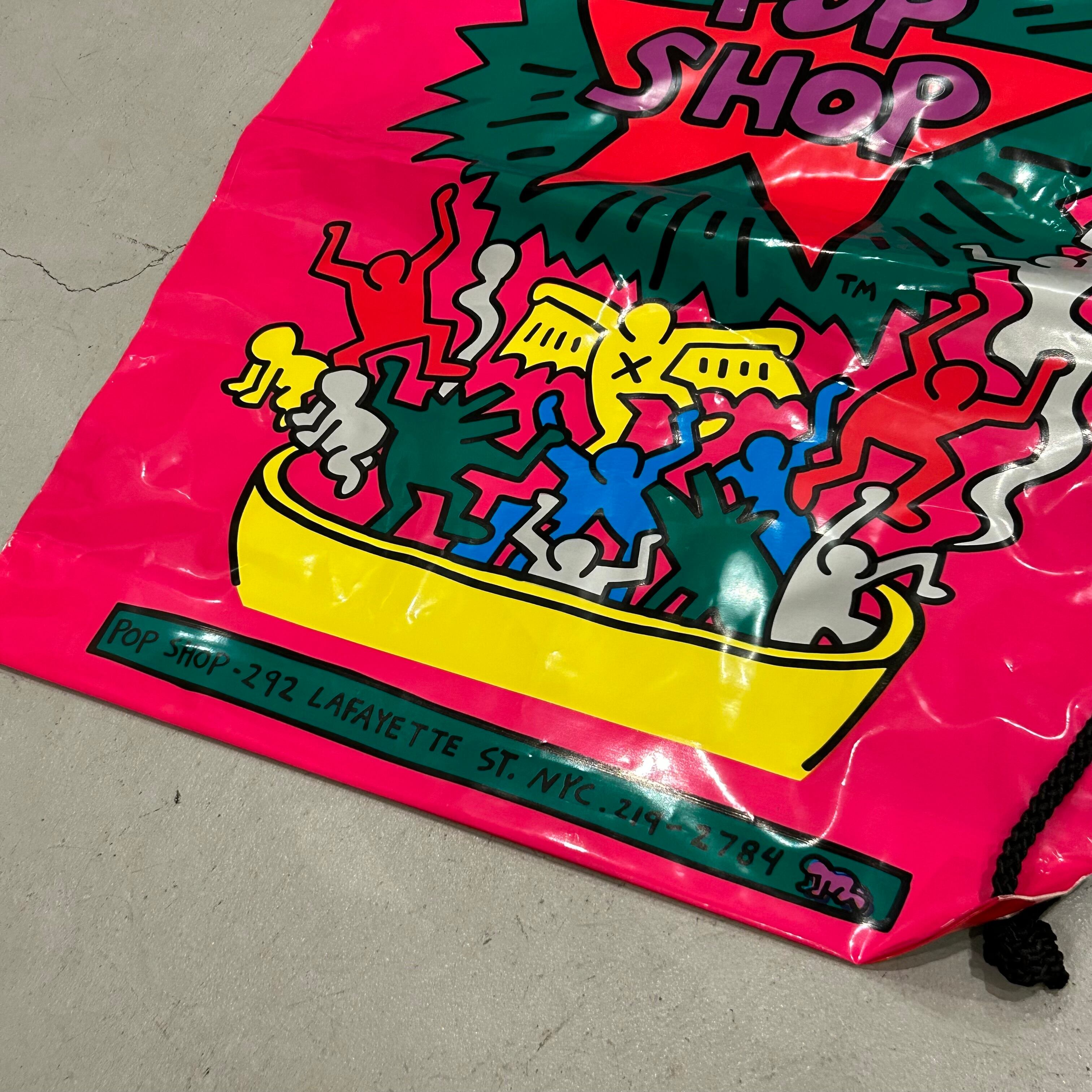 キース・ヘリング（Keith Haring）ショッパー　ビンテージ Keith Haring キース・ヘリング 額装ポスター Keith Haring for