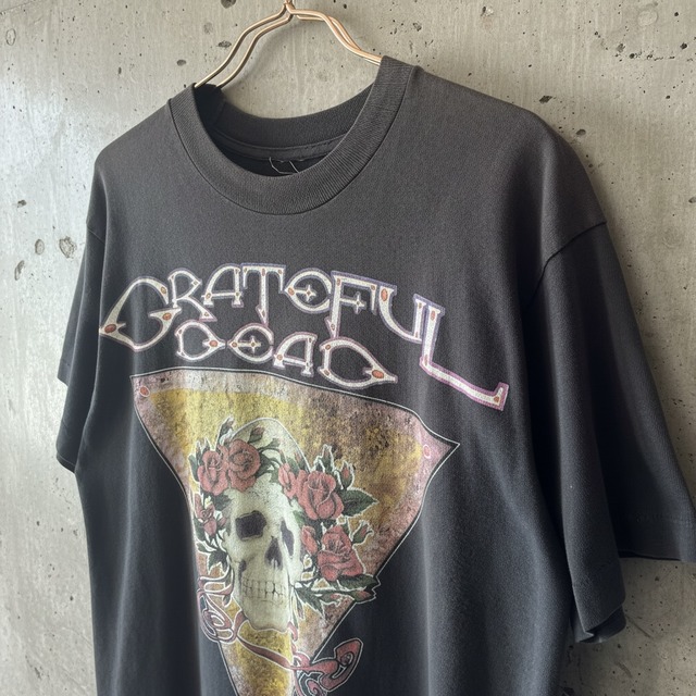 90s Grateful Dead SUMMER TOUR 1993 Tシャツ 両面プリント フェード ブラック XL