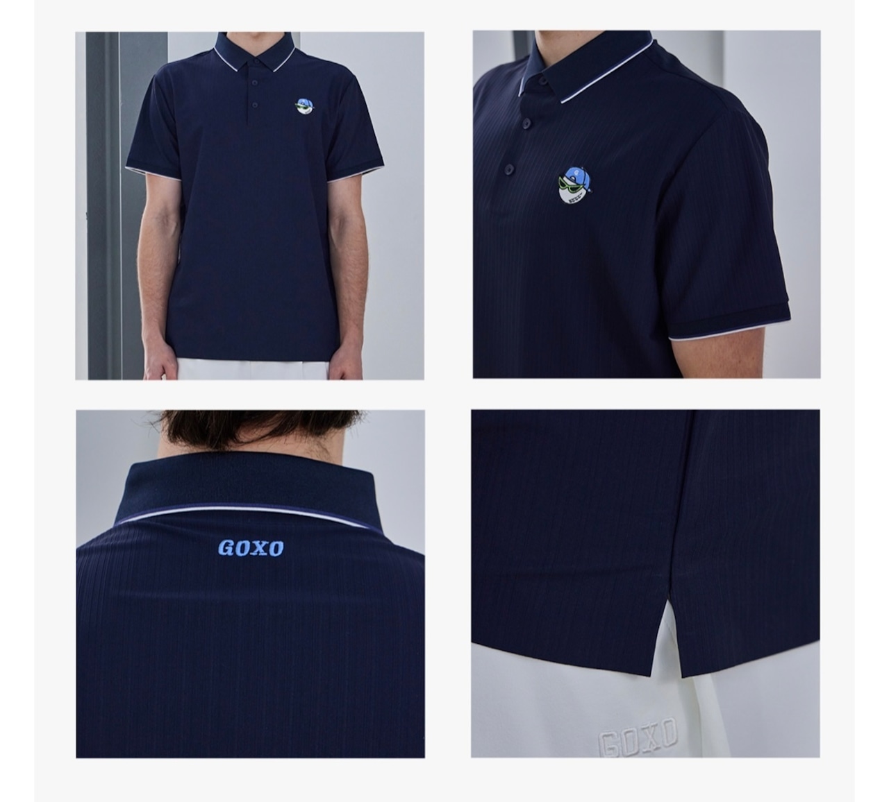 GOXO ゴーエックスオー スワグボール 冷感カラーTシャツ ネイビー
