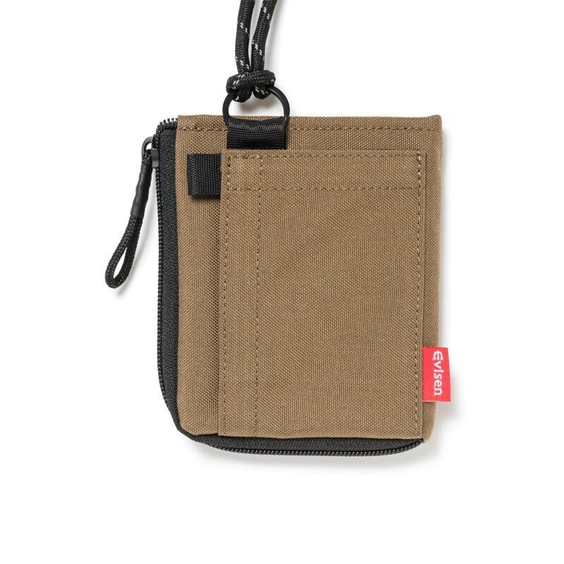 EVISEN / L ZIP WALLET / KHAKI