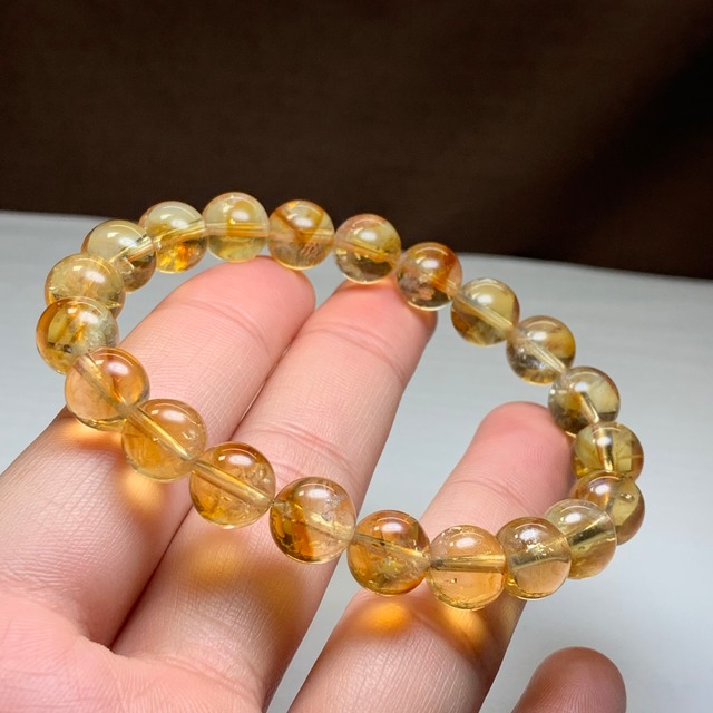 1.ハニーカラー☆ファントム入り♪ディープシトリン・ブレスレット