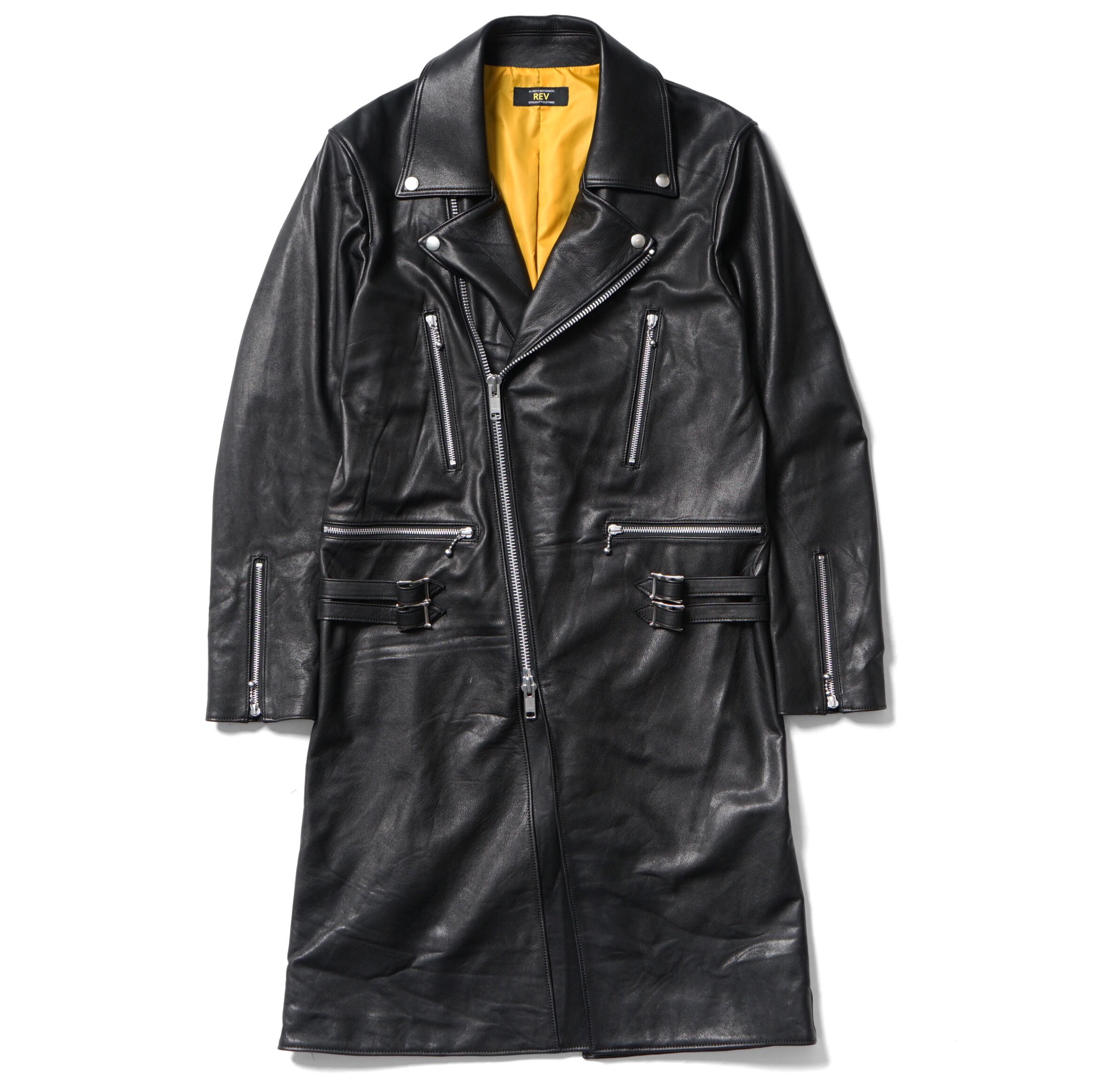 LEATHER RIDERS COAT | REV
