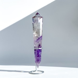 台座付き♡【ハイクオリティ】バイーア産ファントムアメジスト ダブルターミネイテッド71◇Phantom Amethyst  ◇ 天然石・鉱物・パワーストーン