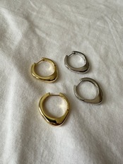 S925 ストレートニュアンスピアス