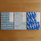 【古本】角川文庫　かまわぬカバー3冊セット　テーマ：「青」　