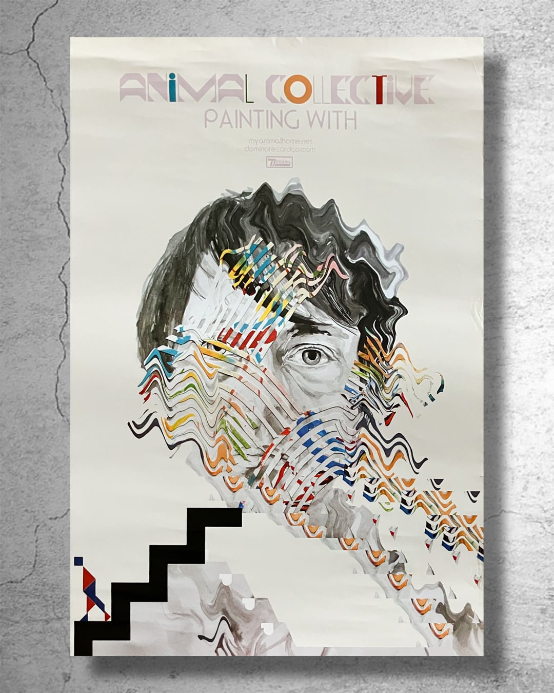 『Animal Collective アニマル・コレクティブ』2016年イギリスでのアルバム『Painting With』リリース告知ポスター