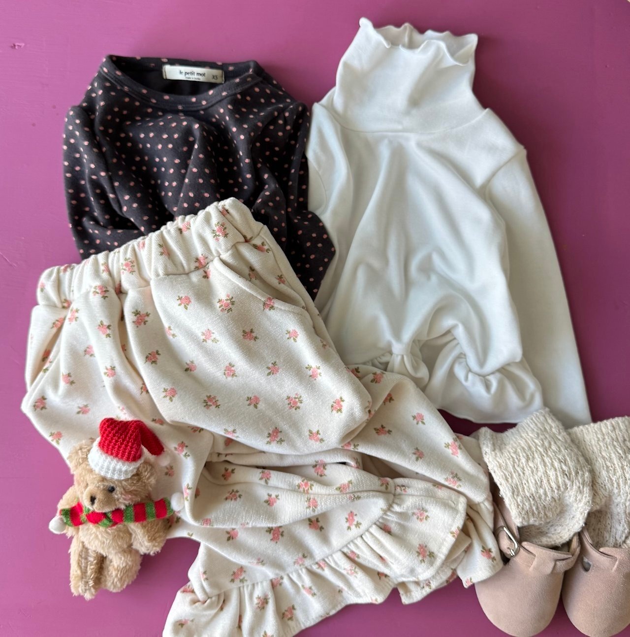 le petit mot［取寄］flower frill pants 26winter