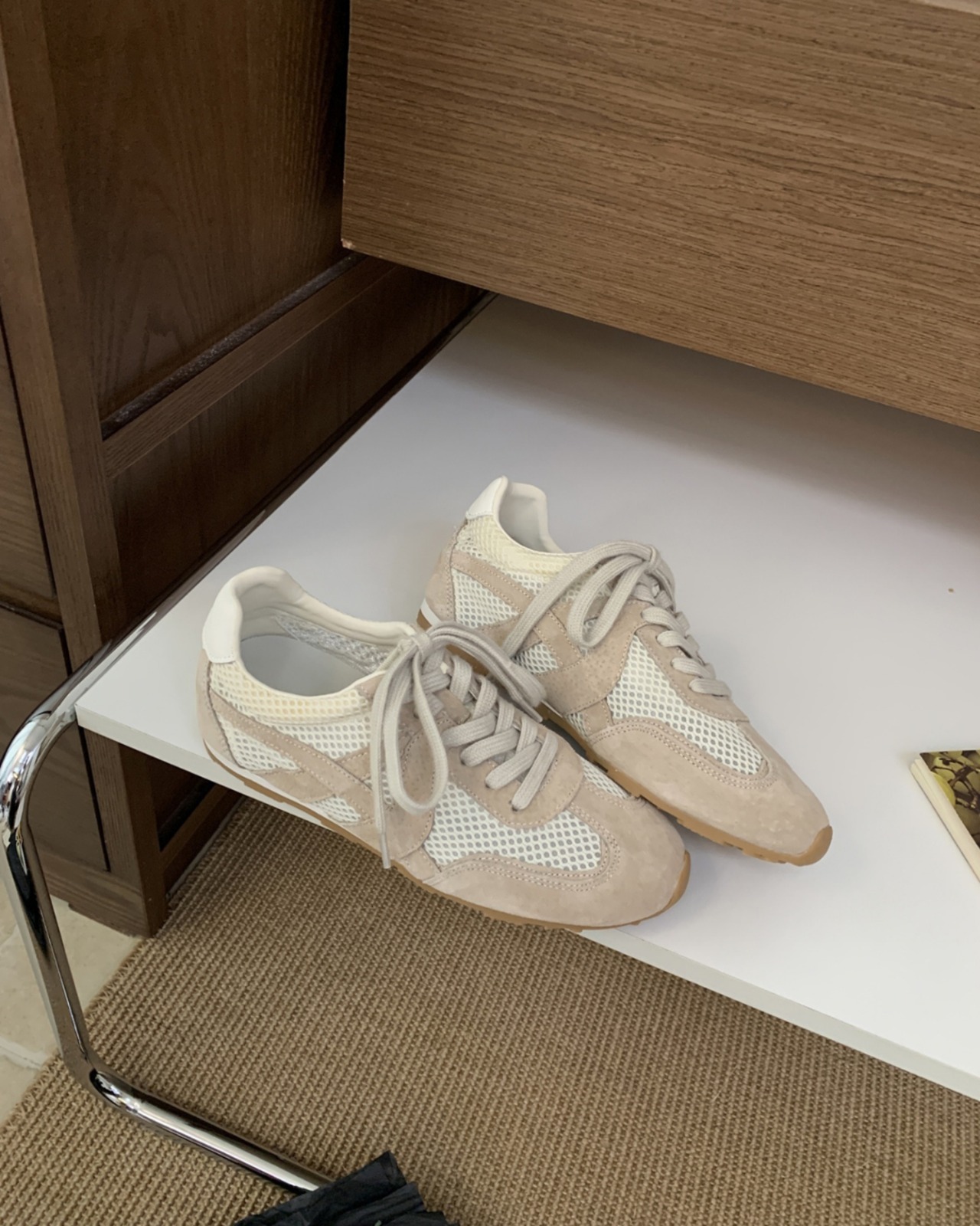 カラーブロックメッシュスニーカー A0419 - 19