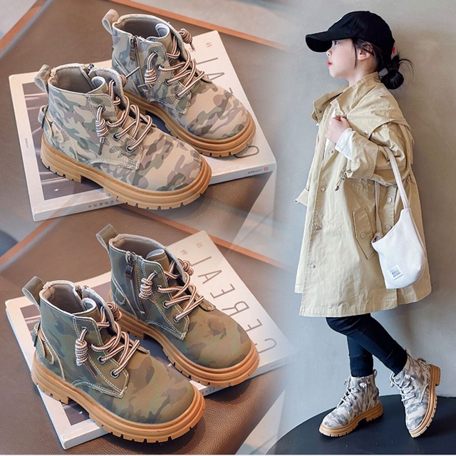 16-22 迷彩Boots ２color