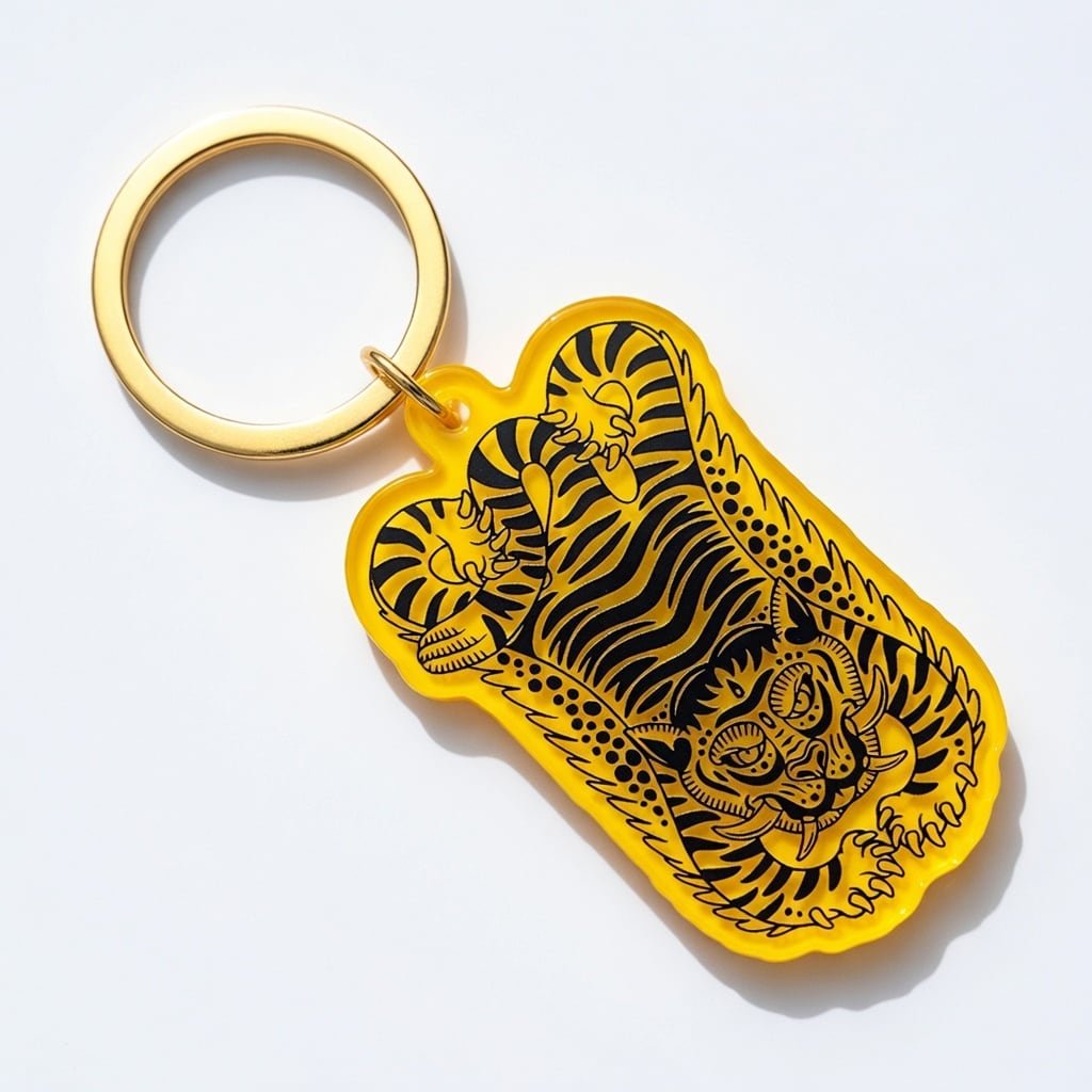 THE GENRAL STORE TIBETAN TIGER KEYCHAIN チベタンタイガー チベッタンタイガー キーホルダー:TTK-002YE