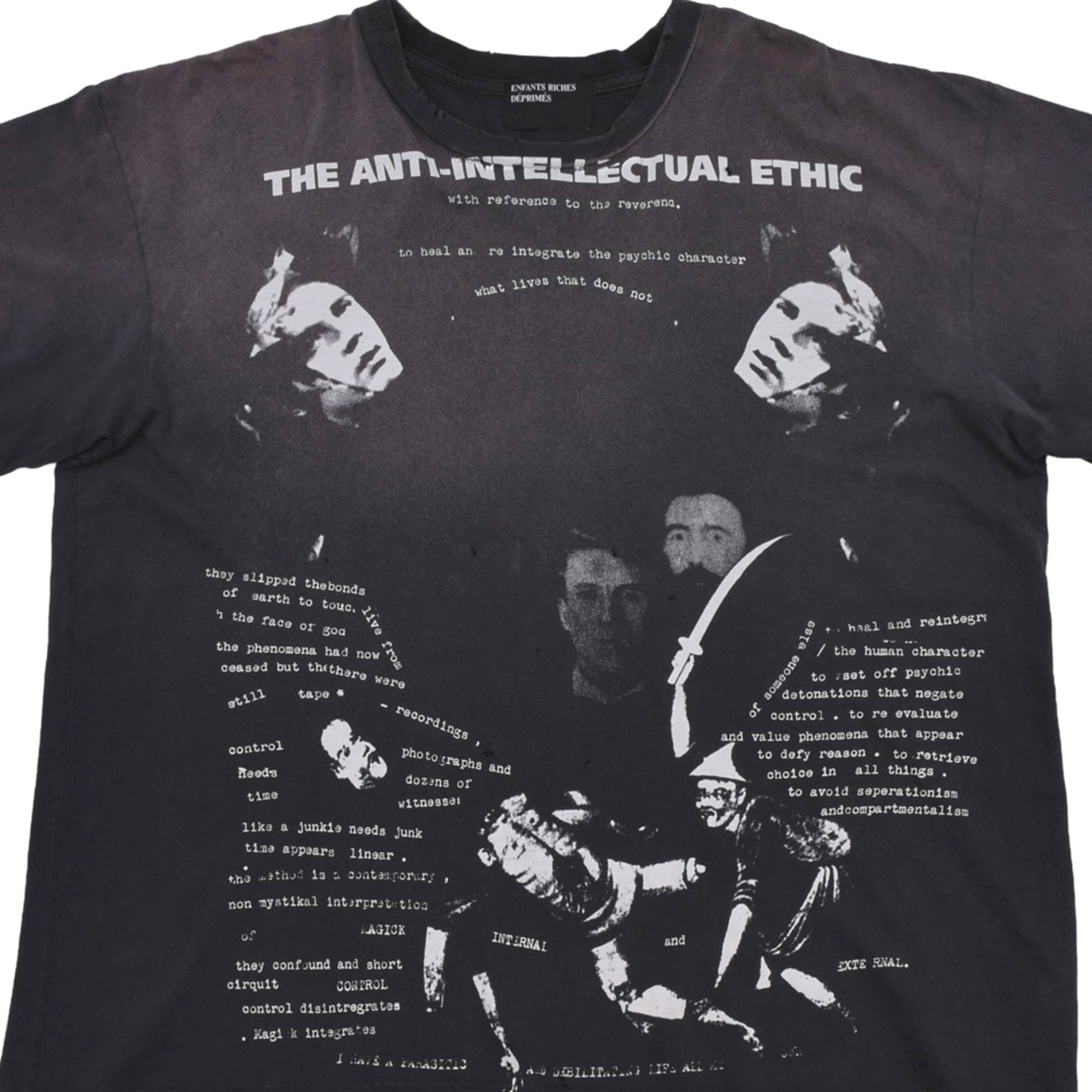【Enfants Riches Déprimés】Anti-Intellectual Ethic T-Shirt Sun Fade - 8
