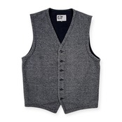 Engineered Garments エンジニアードガーメンツ 裏起毛 ごま塩 ベスト サイズ S /チャコールグレー/USA製/アメリカ製