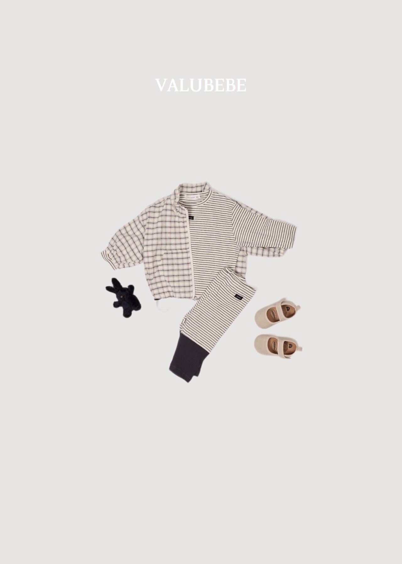 送料無料【予約】/ ウエハース配色レギンス/ valubebe