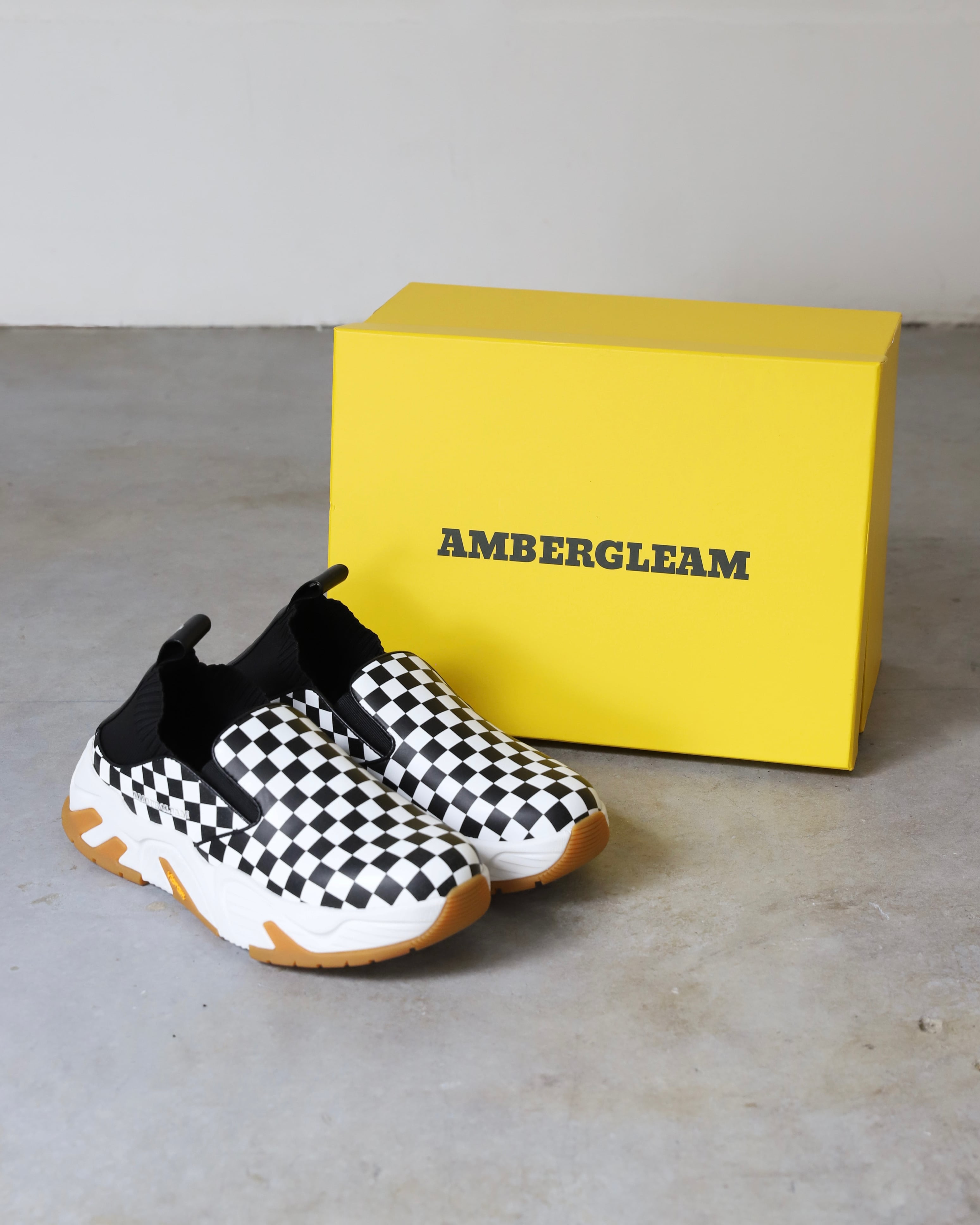 ラスト2点【S/L/LL】Fabric Vibram Slip-ons | AMBERGLEAM