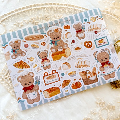 新作予約☆CHO793｜Cherish365【Cherish's Bakery Factory】パール素材 シートステッカー