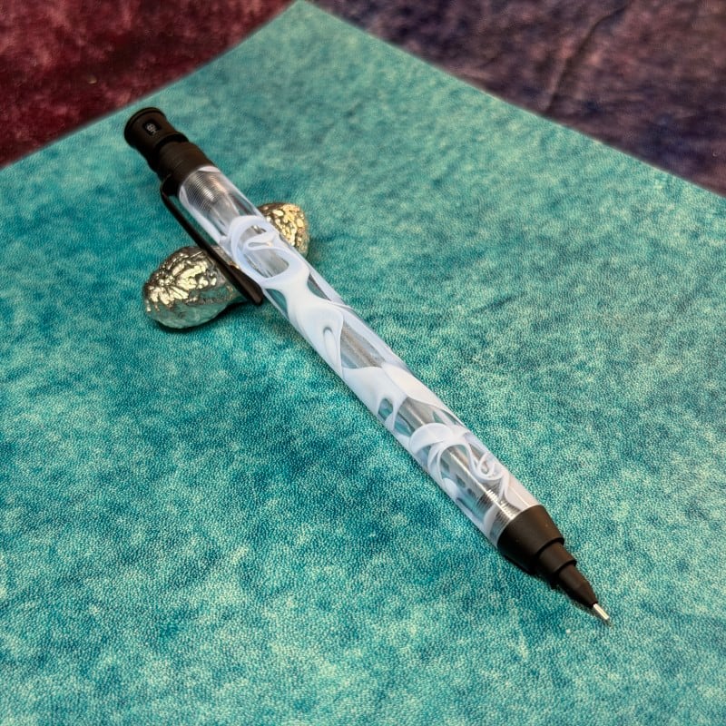 03683 アクリル(Translucent White） 三神MDS-1シャープペンシル0.5mm