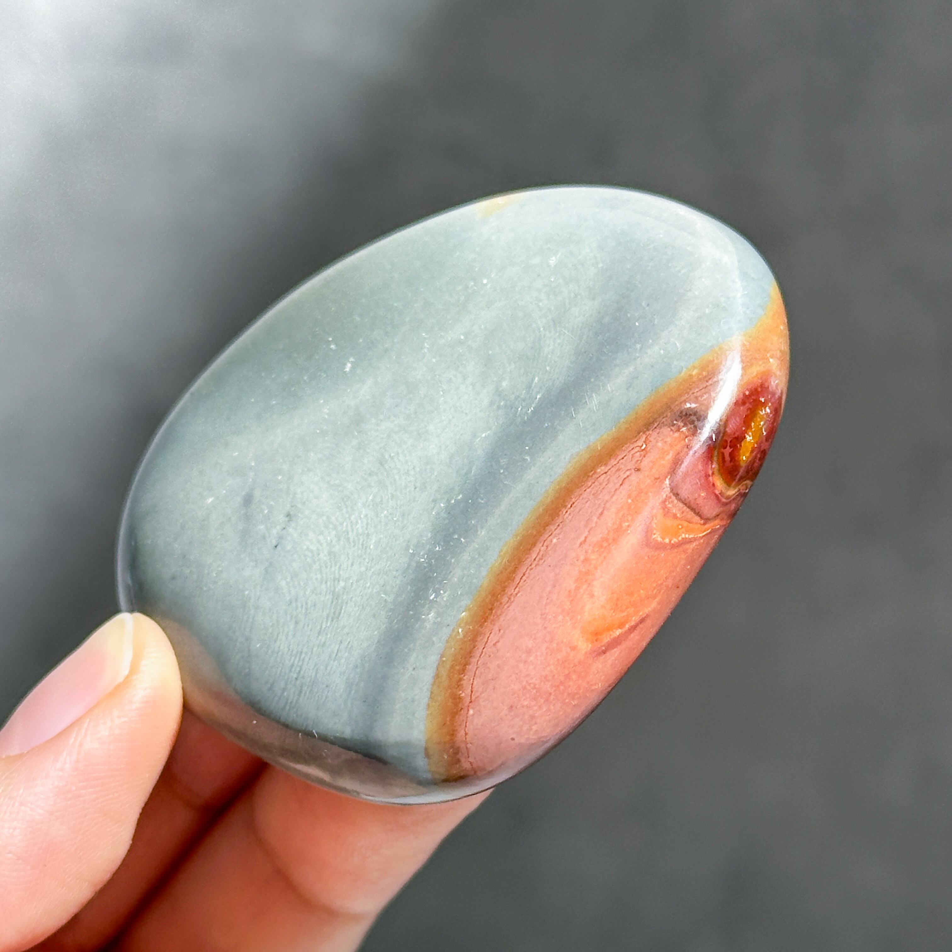 ポリクロームジャスパー パームストーン13◇ Polychrome Jasper palm