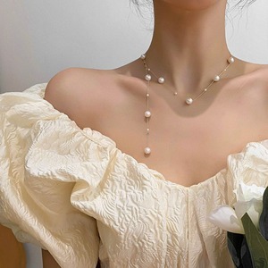 チェーン パール ロング ネックレス 3412370