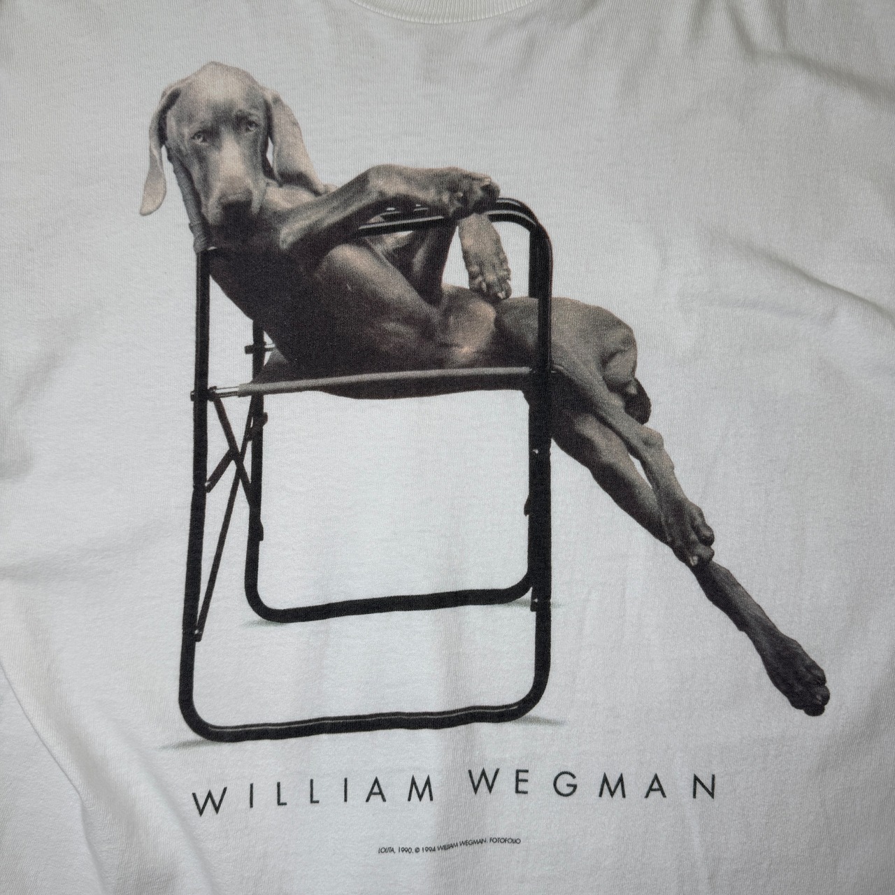 90's William Wegman "LOLITA" Printed T-Shirt USA FRUIT OF THE LOOM ART 90年代 ウィリアムウェグマン ロリータ プリント Tシャツ アメリカ ヴィンテージ ビンテージ Dog 犬 Photo フォト アート TT2026-0006 - 3