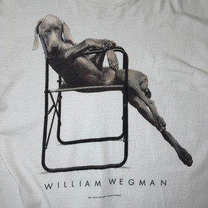 90's William Wegman "LOLITA" Printed T-Shirt USA FRUIT OF THE LOOM ART 90年代 ウィリアムウェグマン ロリータ プリント Tシャツ アメリカ ヴィンテージ ビンテージ Dog 犬 Photo フォト アート TT2026-0006