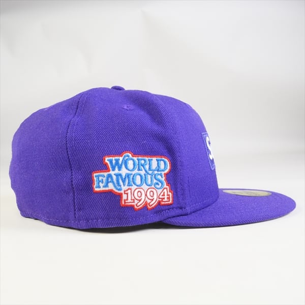 World Famous Box Logo New Era purple