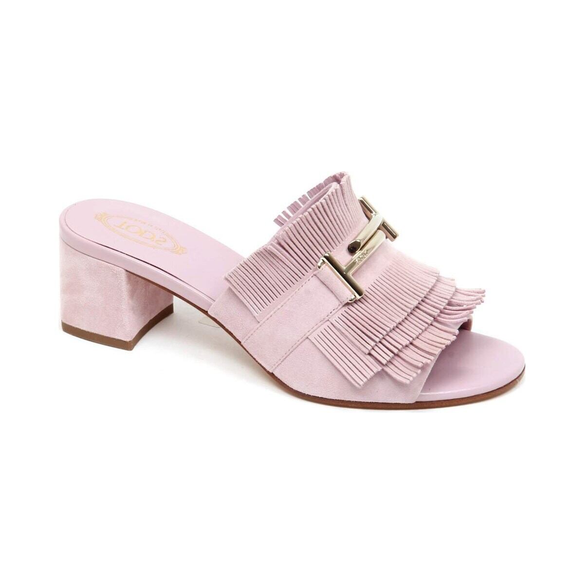 TOD'S トッズ レディース サンダル スエード ピンク