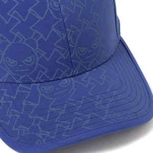 送料無料 【HIPANDA ハイパンダ】男女兼用 リフレクタープリント キャップ 帽子 UNISEX LINE PATTERN REFLECTIVE MATERIAL CAP / WHITE・BLACK・BLUE