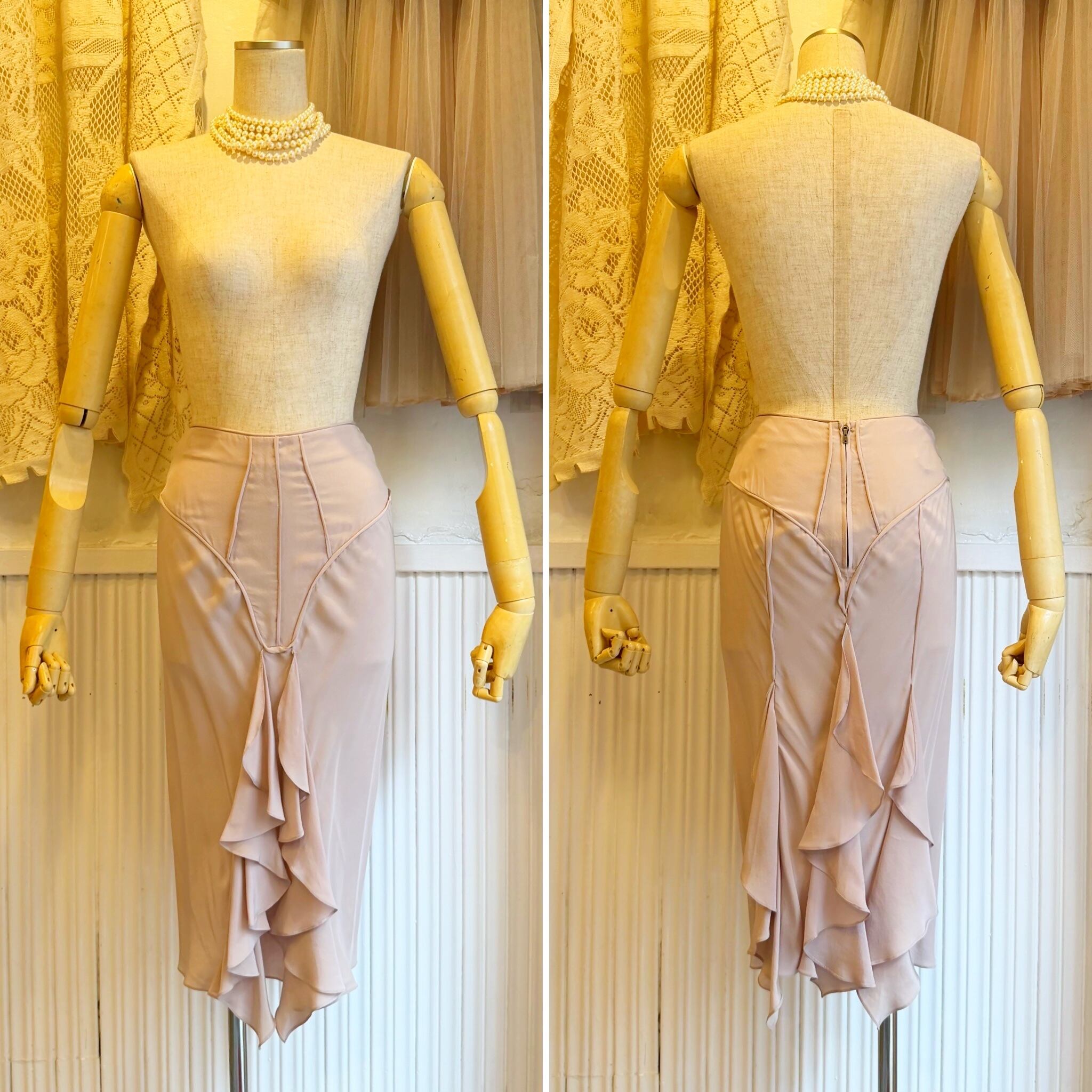 YvesSaintLaurent rive gauche silk skirt | TOKYO LAMPOON online shop